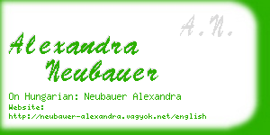 alexandra neubauer business card